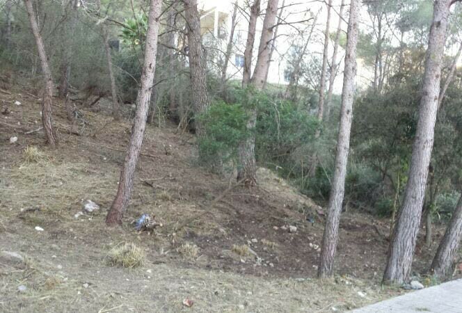 A plot of land for sale in Olivella Sitges Spain